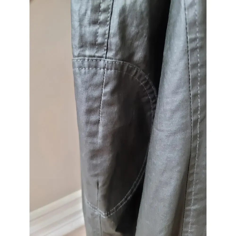 Banana Republic Utility Jacket Men's XXL Dark Grey Four Front Cargo Pockets